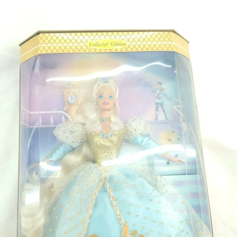 1996 Mattel Cinderella Barbie Collector Edition Long Straight Hair Fashion Doll